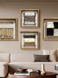 Japanese Wabi-Sabi Abstract Zen Wall Art for Bedroom Living Room Teahouse Decor
