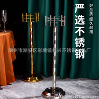 Stainless Steel Ice Bucket Stand for Bar, Outdoor, or Home Use
