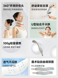 8H Memory Foam U-Shaped Neck Pillow for Travel and Office