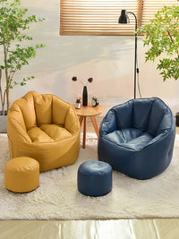 Lazy Sofa Bean Bag Chair for Bedroom Balcony, Recliner Tatami Lounger
