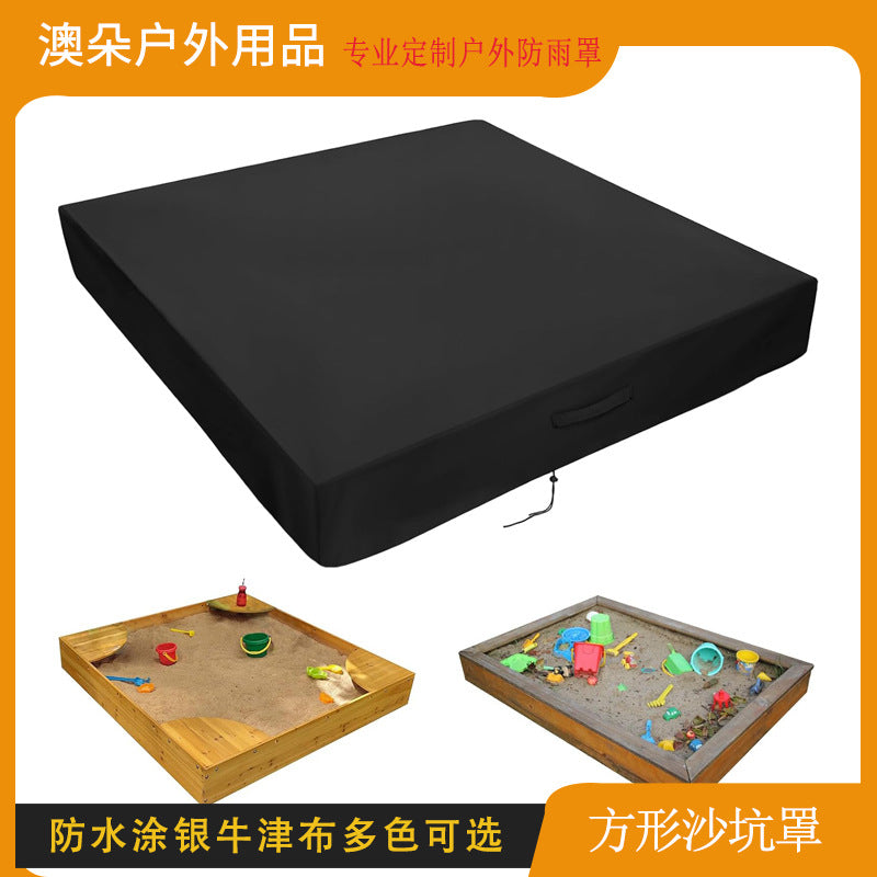 Outdoor Square Sandbox Cover Waterproof UV Protection Garden Kids Toy Sandpit Pool Cover