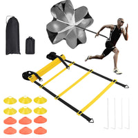 Portable Soccer Training Agility Ladder Set for Youth Outdoor Practice