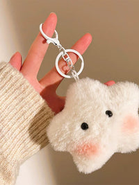 Plush Mini Doll Keychain for Bags and Backpacks, Cute Animal Toy Charm