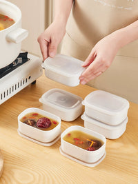 Baby Food Freezer Tray with Lid, Silicone Soup Cube Mold for Purees, Meat, and Broth, Reusable Storage Container for Infants