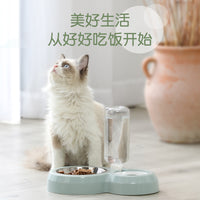 Automatic Water Dispenser Pet Bowl with Double Food Bowls for Cats and Dogs