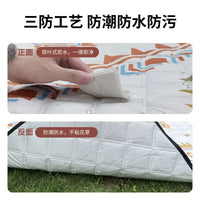 Hexagonal Explorer Tent Moisture-Proof Mat for Camping and Picnics