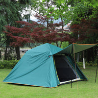 Waterproof Camping Tent Rain Fly Portable Outdoor Shelter Sunshade