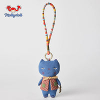 Mollydoll Handmade Plush Animal Keychain Pendant for Bags - Cat, Bear, Rabbit