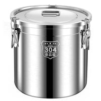 304 Stainless Steel Airtight Storage Container for Rice, Flour, Oil, and Grains