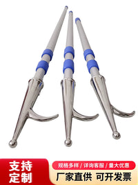 Telescopic Boat Hook with Aluminum Alloy Pole and Stainless Steel Hook Head for Docking and Mooring