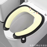 Aromatherapy Toilet Seat Cushion, All Seasons Waterproof Adhesive Cute Toilet Seat Cover, 2025 New Model