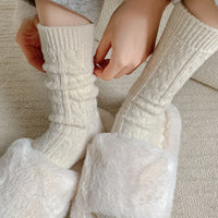 Korean Style Thickened Thermal Home Long Socks for Winter