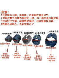 Silent Wear-Resistant Chair Leg Caps for Office and Computer Chairs, Anti-Scratch Floor Protectors