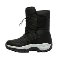 Unisex High-Top Insulated Winter Hiking Boots for Snow and Cold Weather