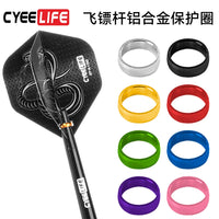 Cyeelife Aluminum Alloy Dart Shaft O-Ring, Dart Tail Protection Ring, Professional Dartboard Accessories