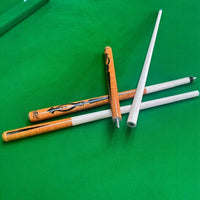 Jump Cue Stick for Pool Billiards, Maple Wood, Two-Piece Design for Nine-Ball and Eight-Ball