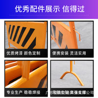 Temporary Galvanized Steel Road Safety Barrier for Construction Sites and Event Management