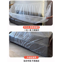 Disposable Clear Furniture Dust Cover Plastic Film for Home Appliances, Beds, Sofas
