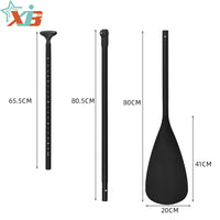 Aluminum Alloy 3-Section SUP Paddle for Kayak and Surfboard