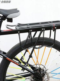 Quick Release Bicycle Rear Rack with Optional Basket for Mountain Bikes