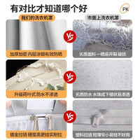 Washing Machine Cover for Top Loaders, Waterproof and Sunscreen Dust Cover for Balcony Use