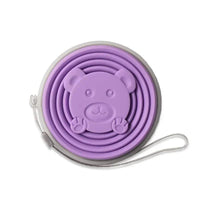 Outdoor Silicone Collapsible Water Bottle with Lanyard, Portable and Shatterproof for Kids
