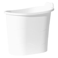 Portable Adult Bathtub for Small Spaces, Foldable Soaking Bath Tub with Optional Lid