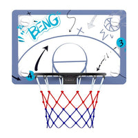 Kids Indoor Outdoor Basketball Hoop Set Wall-Mounted Foldable Mini Basketball Toy for Home Parent-Child Sports