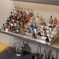 Acrylic Tiered Display Stand for Mini Liquor Bottles
