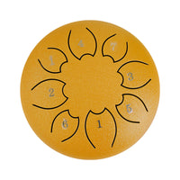 6-inch 11-Note Steel Tongue Drum Percussion Instrument for Beginners Kids Handpan Mini