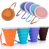 Creative Collapsible Silicone Travel Cup - Portable Retractable Mouthwash Mug for Outdoor & Business Trips
