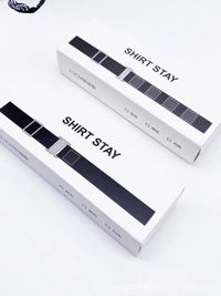 Shirt Anti-Slip Belt for Tucking and Waist Fixing, Invisible Shirt Stays for Men and Women
