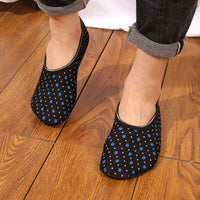 Men's Autumn/Winter Fleece-Lined Non-Slip Indoor Floor Socks