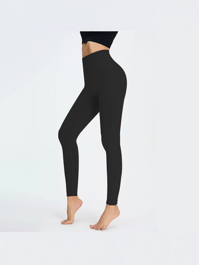 High-Waist Butt-Lifting Yoga Pants for Women, Quick-Dry Compression Leggings for Gym and Sports