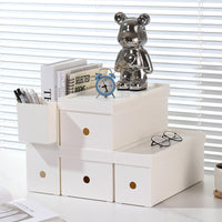 Desktop Rectangular Storage Box with Lid and Wheels for Kitchen Cabinet and Sundries Organization