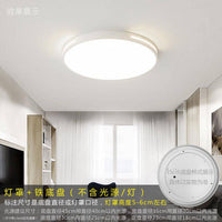Ceiling Lamp Shade and Base Replacement Kit for Bedroom Lighting, Acrylic Round Design