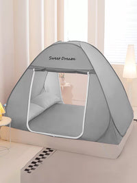Portable Pop-Up Privacy Tent for Beds - Blackout, Windproof, Dustproof, No Installation Required