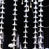 Wedding Decoration Artificial Lily Pearl String Window Display Wedding Background Layout Mall Photo Hanging Ornament