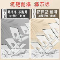 Acrylic 4-Compartment Bookends, Clear Desktop Organizer Book Holder