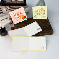 Teacher Appreciation Pop-Up Card, Double-Sided Printed Cartoon Greeting Card, Customizable with Logo