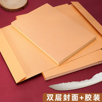 A5/B5/B6 Sketchbook with Kraft or Wood-Free Paper, Glued Binding, 80 Sheets