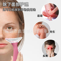 Silicone Ice Roller for Face and Eyes - Reusable Facial Massager for Skin Care, Puffiness, and Dark Circles
