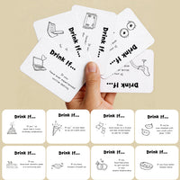 100-Card English Party Drinking Game Set