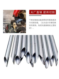 Galvanized Steel Fence Posts for Livestock and Wire Mesh Fencing, Thickened Pointed Design