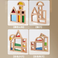 Translucent Acrylic Sensory Building Blocks for Early Learning