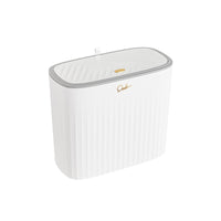 Slim Press-Top Trash Can for Kitchen, Living Room, and Bathroom - 13L