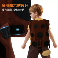 Kids' Forest Animal Costume Set with Headband for Halloween & Parties - Tiger, Lion, Leopard, Monkey