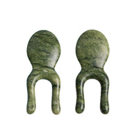 Jade Frog Gua Sha Massager for Face, Nose, and Eyes - Acupressure Tool