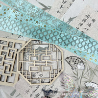 DIY Green Ancient Style Accessory Kit for Handmade Crafts