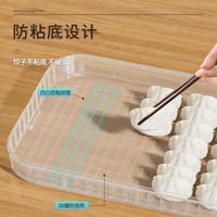 Dumpling Storage Container for Refrigerator, Food Grade Freezer Organizer for Ravioli and Wontons